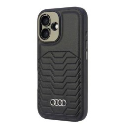 Oryginalne Etui IPHONE 16 Audi Synthetic Leather (AU-TPUPCMIP16-GT/D3-BK) czarne