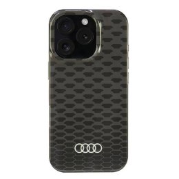 Oryginalne Etui IPHONE 16 PRO Audi IML Stitching Pattern MagSafe (AU-IMLMIP16P-Q5/D3-BK) czarne