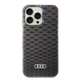 Oryginalne Etui IPHONE 16 PRO MAX Audi IML Stitching Pattern MagSafe (AU-IMLMIP16PM-Q5/D3-BK) czarne