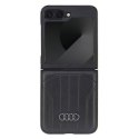 Oryginalne Etui SAMSUNG GALAXY Z FLIP 6 Audi Synthetic Leather (AU-TPUPCFlip6-Q5/D1-BK) czarne