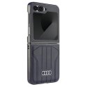 Oryginalne Etui SAMSUNG GALAXY Z FLIP 6 Audi Synthetic Leather (AU-TPUPCFlip6-Q5/D1-BK) czarne