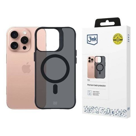 Etui IPHONE 16 PRO 3mk Smoke MagCase czarne