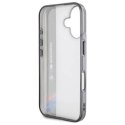 Oryginalne Etui IPHONE 16 BMW Hardcase Motosport IML Vertical Stripe (BMHCP16S23HTFEG) szare