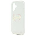 Oryginalne Etui IPHONE 16 Guess Hardcase IML Heart (GUHCP16SHCHGSPT) transparentne