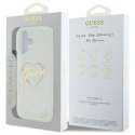 Oryginalne Etui IPHONE 16 Guess Hardcase IML Heart (GUHCP16SHCHGSPT) transparentne