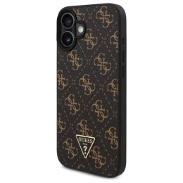 Oryginalne Etui IPHONE 16 Guess Hardcase New 4G Triangle (GUHCP16SPG4GPK) czarne