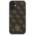 Oryginalne Etui IPHONE 16 Guess Hardcase New 4G Triangle (GUHCP16SPG4GPK) czarne