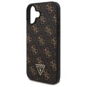 Oryginalne Etui IPHONE 16 Guess Hardcase New 4G Triangle (GUHCP16SPG4GPK) czarne