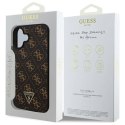 Oryginalne Etui IPHONE 16 Guess Hardcase New 4G Triangle (GUHCP16SPG4GPK) czarne