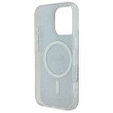 Oryginalne Etui IPHONE 16 PRO Guess Hardcase IML 4G MagSafe (GUHMP16LH4STB) niebieskie