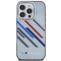 Oryginalne Etui IPHONE 16 PRO MAX BMW Hardcase Motosport IML Random Stripes (BMHCP16X23HTRAG) szare