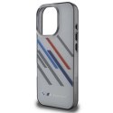 Oryginalne Etui IPHONE 16 PRO MAX BMW Hardcase Motosport IML Random Stripes (BMHCP16X23HTRAG) szare