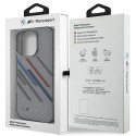 Oryginalne Etui IPHONE 16 PRO MAX BMW Hardcase Motosport IML Random Stripes (BMHCP16X23HTRAG) szare