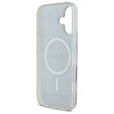 Oryginalne Etui IPHONE 16 Guess Hardcase IML 4G MagSafe (GUHMP16SH4STB) niebieskie