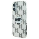 Oryginalne Etui IPHONE 16 Karl Lagerfeld Hardcase IML Choupette Head Electroplated (KLHCP16SHKLPCHT) transparentne