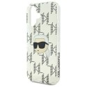 Oryginalne Etui IPHONE 16 Karl Lagerfeld Hardcase IML Karl Head Electroplated (KLHCP16SHKLPKHT) transparentne