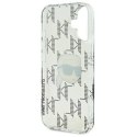 Oryginalne Etui IPHONE 16 Karl Lagerfeld Hardcase IML Karl Head Electroplated (KLHCP16SHKLPKHT) transparentne