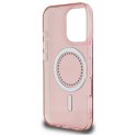 Oryginalne Etui IPHONE 16 PRO Guess Hardcase IML Rhinestones MagSafe (GUHMP16LPFTDTEP) różowe