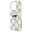 Oryginalne Etui IPHONE 16 PRO Karl Lagerfeld Hardcase IML Choupette Head Electroplated (KLHCP16LHKLPCHT) transparentne