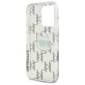 Oryginalne Etui IPHONE 16 PRO Karl Lagerfeld Hardcase IML Choupette Head Electroplated (KLHCP16LHKLPCHT) transparentne