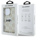 Oryginalne Etui IPHONE 16 PRO Karl Lagerfeld Hardcase IML Karl Head Electroplated (KLHCP16LHKLPKHK) czarne