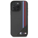 Oryginalne Etui IPHONE 16 PRO MAX BMW Hardcase M Meshed Tricolor Stripes MagSafe (BMHMP16X23PUTRA) antracyt