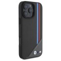 Oryginalne Etui IPHONE 16 PRO MAX BMW Hardcase M Meshed Tricolor Stripes MagSafe (BMHMP16X23PUTRA) antracyt