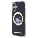 Oryginalne Etui IPHONE 16 Hello Kitty Hardcase IML Sweet Kitty MagSafe (HKHMP16SHSWKK) czarne