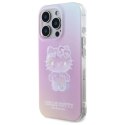 Oryginalne Etui IPHONE 16 PRO Hello Kitty Hardcase IML 50TH Anniversary MagSafe (HKHMP16LH50AP) różowe