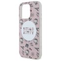 Oryginalne Etui IPHONE 16 PRO Hello Kitty Hardcase IML All Over Paris MagSafe (HKHMP16LHAOPP) różowe