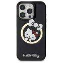 Oryginalne Etui IPHONE 16 PRO Hello Kitty Hardcase IML Fun Bow MagSafe (HKHMP16LHFLBK) czarne