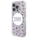 Oryginalne Etui IPHONE 16 PRO MAX Hello Kitty Hardcase IML All Over Paris MagSafe (HKHMP16XHAOPP) różowe