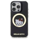 Oryginalne Etui IPHONE 16 PRO MAX Hello Kitty Hardcase IML Sweet Kitty MagSafe (HKHMP16XHSWKK) czarne