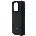 Oryginalne Etui IPHONE 16 PRO MAX Mercedes Hardcase Leather Urban (MEHCP16XARMBK) czarne