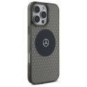 Oryginalne Etui IPHONE 16 PRO Mercedes Hardcase MB Case Star Pattern (MEHMP16L23HCPK) czarne