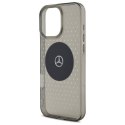 Oryginalne Etui IPHONE 16 PRO Mercedes Hardcase MB Case Star Pattern (MEHMP16L23HCPK) czarne