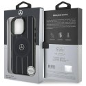 Oryginalne Etui IPHONE 16 PRO Mercedes Hardcase MB Double Layer Crossed Lines MagSafe (MEHMP16L23HRSK) czarne