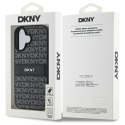 Oryginalne Etui IPHONE 16 DKNY Hardcase Texture Pattern Tonal Stripe (DKHCP16SPRTHSLK) czarne