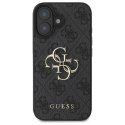 Oryginalne Etui IPHONE 16 PLUS Guess Hardcase 4G Big Logo (GUHCP16M4GMGGR) czarne