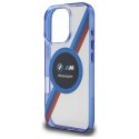 Oryginalne Etui IPHONE 16 PRO BMW Hardcase Motosport IML Circle MagSafe (BMHMP16L23HTPUT) transparentne