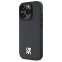 Oryginalne Etui IPHONE 16 PRO DKNY Hardcase Repeat Pattern Stack Logo MagSafe (DKHMP16LPSHRPSK) czarne