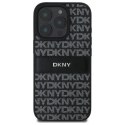 Oryginalne Etui IPHONE 16 PRO DKNY Hardcase Texture Pattern Tonal Stripe (DKHCP16LPRTHSLK) czarne