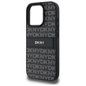 Oryginalne Etui IPHONE 16 PRO DKNY Hardcase Texture Pattern Tonal Stripe (DKHCP16LPRTHSLK) czarne