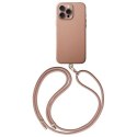 Etui IPHONE 16 PRO MAX UNIQ Coehl Muse Magnetic Charging Dusty Nude brązowe