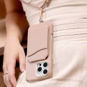 Etui IPHONE 16 PRO MAX UNIQ Coehl Muse Magnetic Charging Dusty Nude brązowe