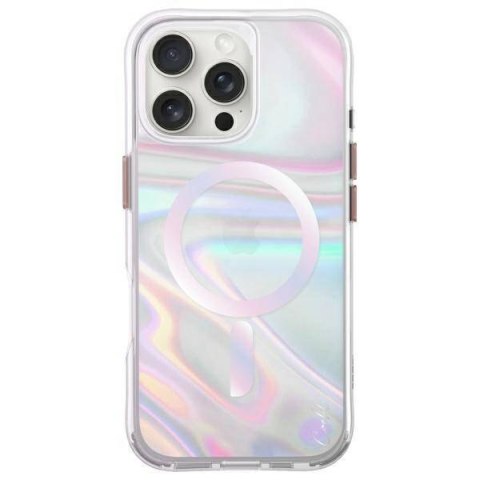 Etui IPHONE 16 PRO MAX UNIQ Coehl Savon Magnetic Charging Bubble Prism transparentne