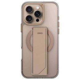 Etui IPHONE 16 PRO MAX UNIQ Heldro Max Magclick Charging Taupe złote