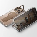 Etui IPHONE 16 PRO UNIQ Heldro Max Magclick Charging Clear Lucent transparentne