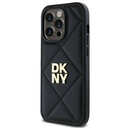 Oryginalne Etui IPHONE 14 PRO MAX DKNY Quilted Stack Logo (DKHCP14XPQDSLK) czarne