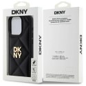 Oryginalne Etui IPHONE 15 PRO DKNY Quilted Stack Logo (DKHCP15LPQDSLK) czarne